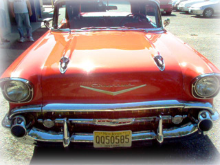 Petty's 1957 Chevy Belair COnvertible.